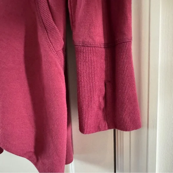 Quince French Terry Modal Cardigan Rose Pink - Size Large Soft Lightweight Layer - Picture 8 of 9